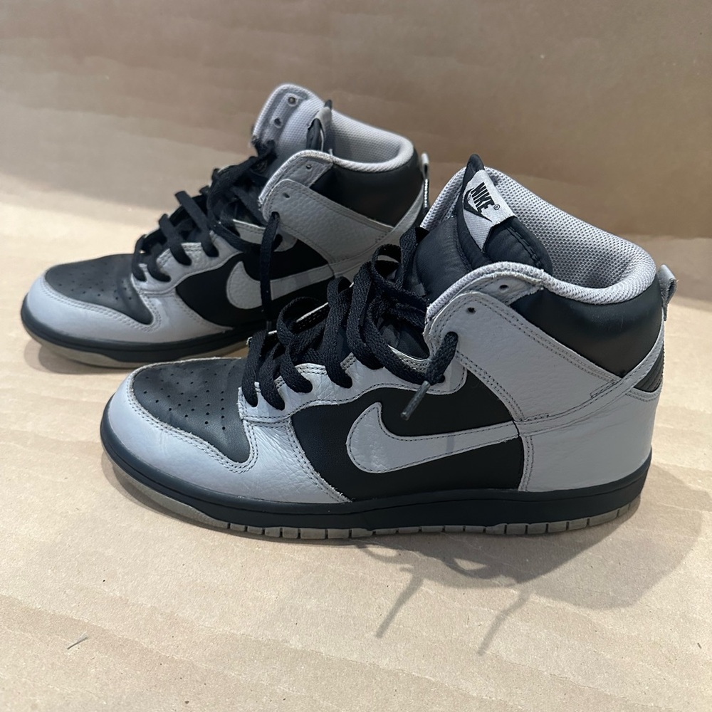 Nike Dunk High Shadow Black Medium Grey 2012